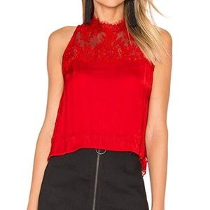 Free People Tied To You Lace Crop Top